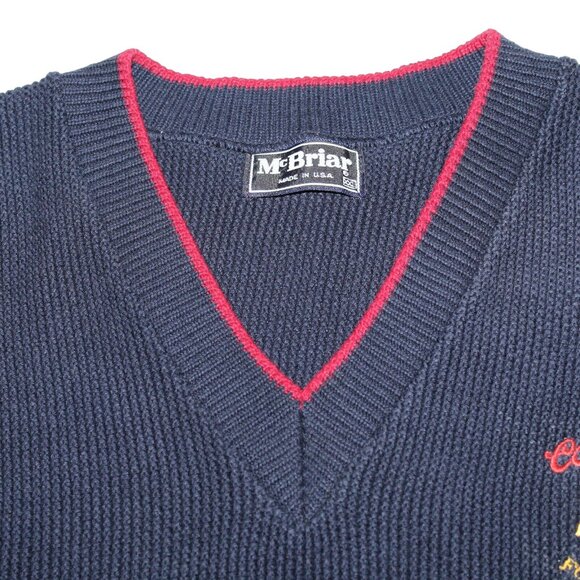 Vintage Coors Light 2XL San Francisco Forty Niners 50 Years Sweater Vest 90s USA - Picture 10 of 12